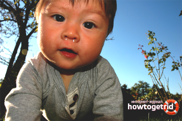 How to get rid of green snot in a child