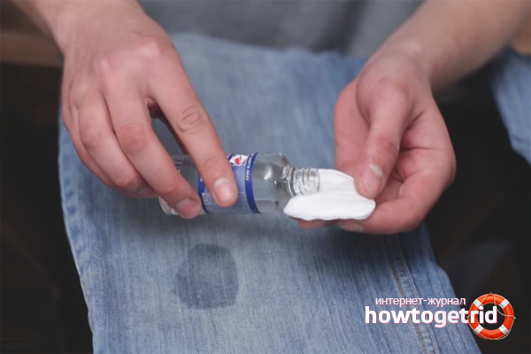 How to get rid of glue stains on clothes