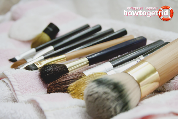 How to wash makeup brushes