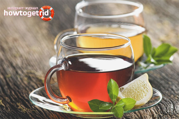 Healing drinks for headache