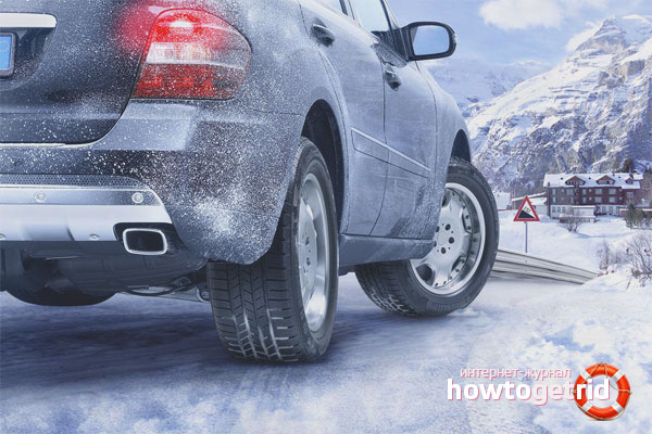 Operation of the machine in the winter