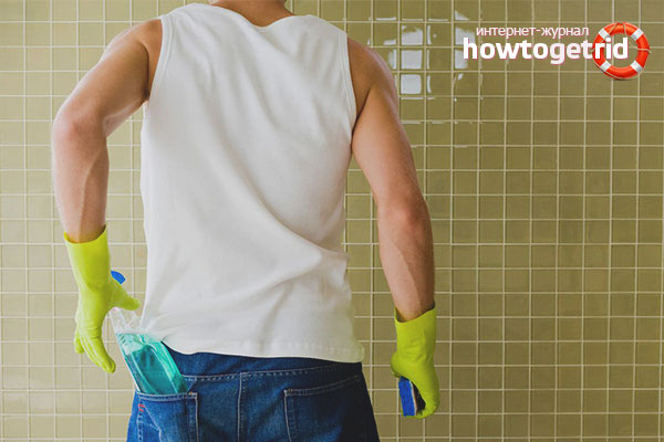 How to clean the joints between tiles