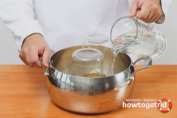 How to sterilize jars correctly