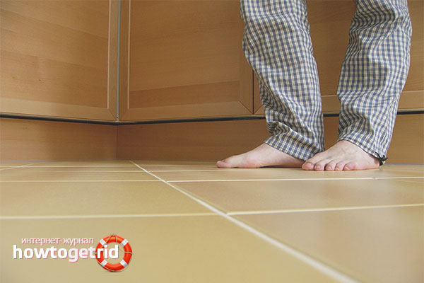 How to insulate the floor in an apartment on the ground floor