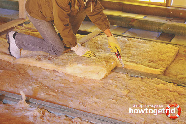 Warming of a wooden floor