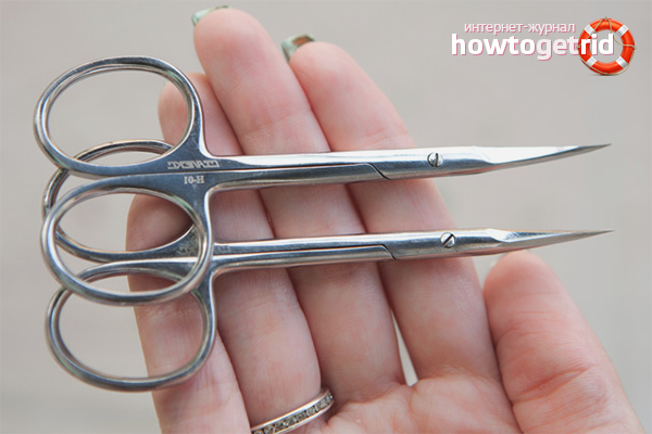 How to sharpen manicure scissors