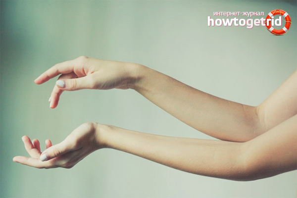 How to lighten hair on hands