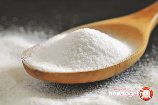 Baking soda from urticaria