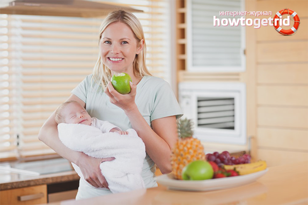 The diet of a nursing mother