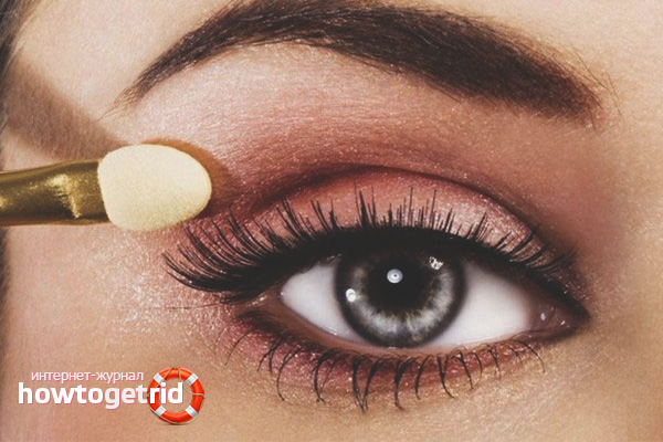 Eye shadow enlargement