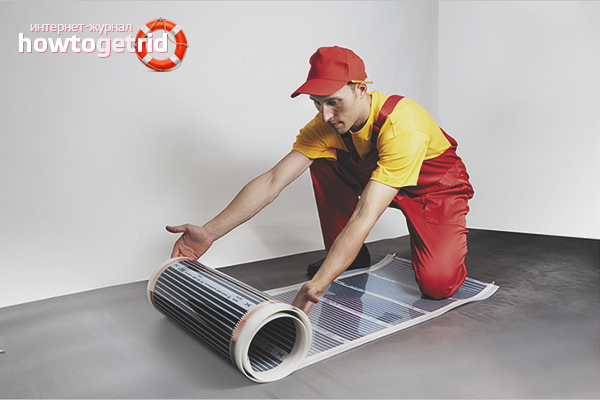 Infrared underfloor heating