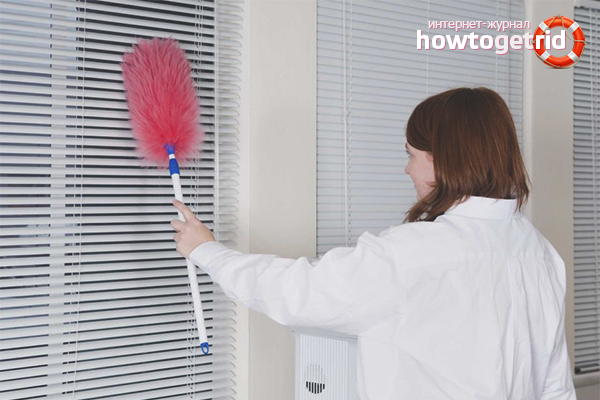 How to prevent blinds from getting dirty
