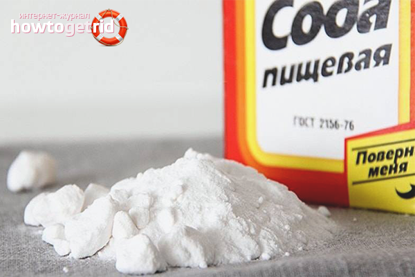 How to whiten skin with soda