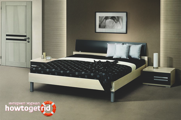 How to put a bed in the bedroom