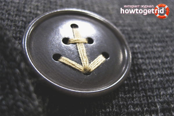 Wie man einen Knopf für viel Glück näht