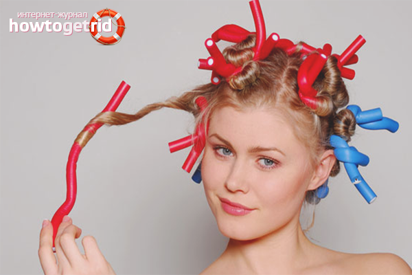 How to make curls papillots