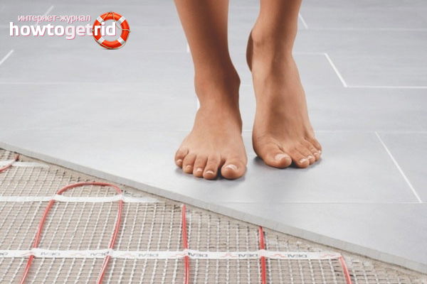 How to make a warm floor on the balcony