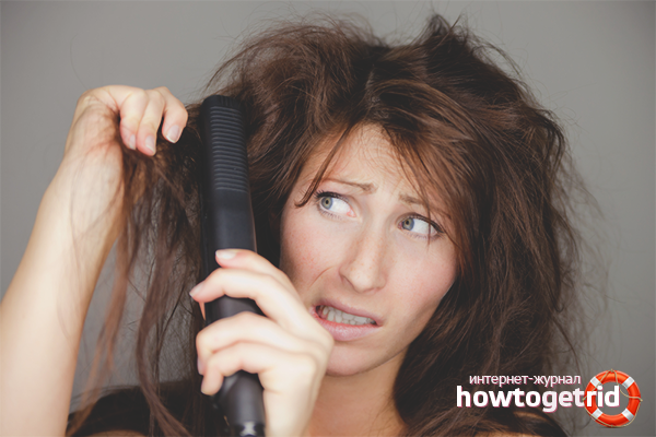 How to straighten hair