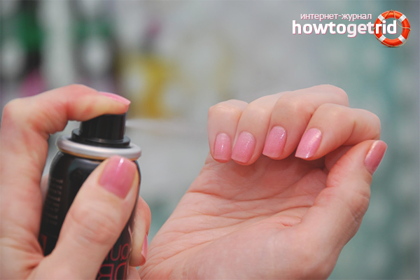 How to dry nail polish