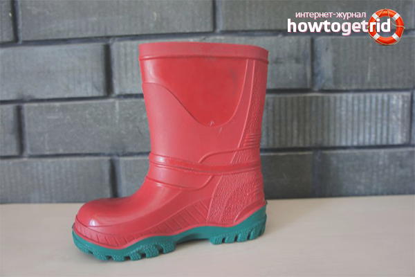 How to seal rubber boots