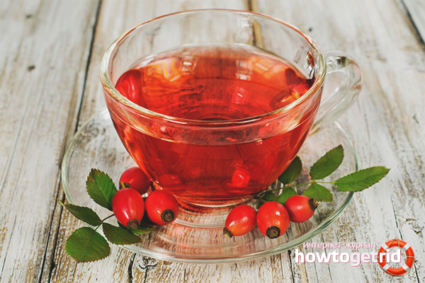 How to brew fresh rose hips