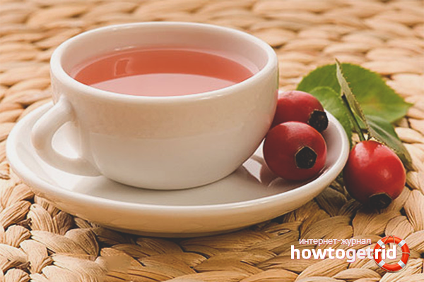 Ein Sud aus Weißdorn und Hagebutte aus Tachykardie