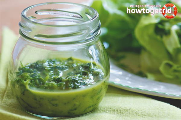 Parsley broth with cystitis