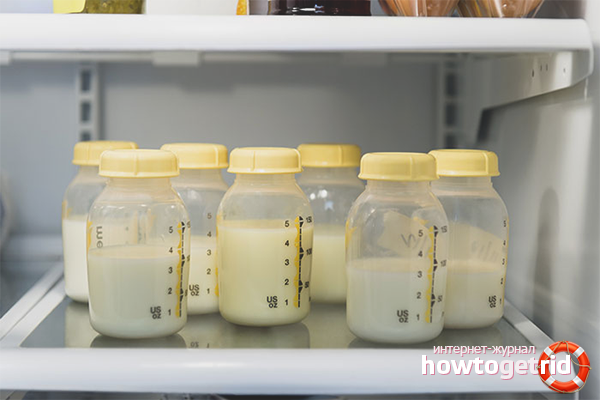 Breast milk storage