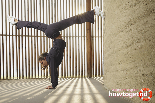 How to learn to stand on hands