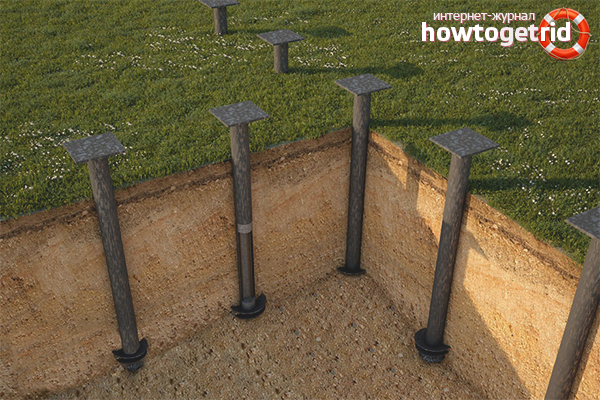 How to install do-it-yourself screw piles