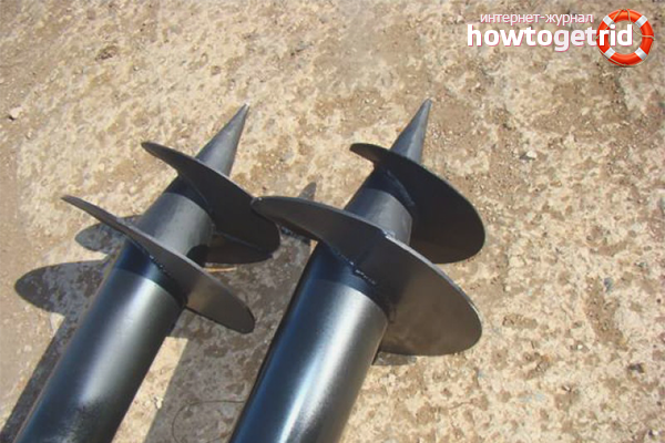 How to install screw piles