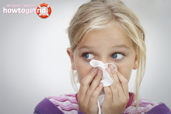 How to cure a runny nose in a child