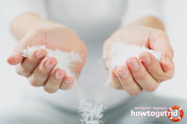 How to remove salt from the body