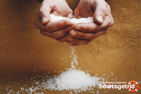 Methods for the removal of salts