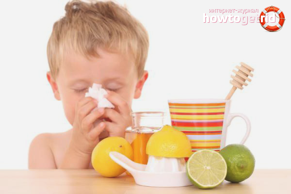 Folk remedies against a runny nose