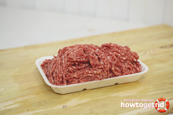 How to quickly defrost minced meat