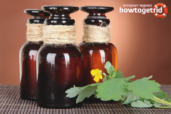 Infusion of celandine