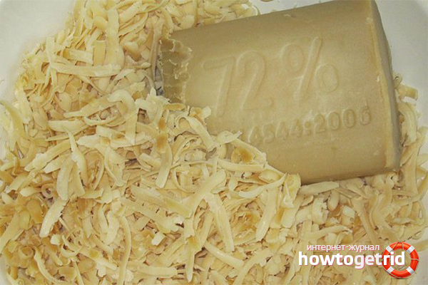 Household soap for whitening blouses