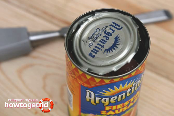 How to open a tin can without an opener