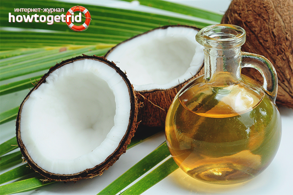 How to apply coconut hair oil