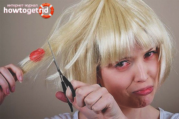 Comment enlever le chewing-gum des cheveux