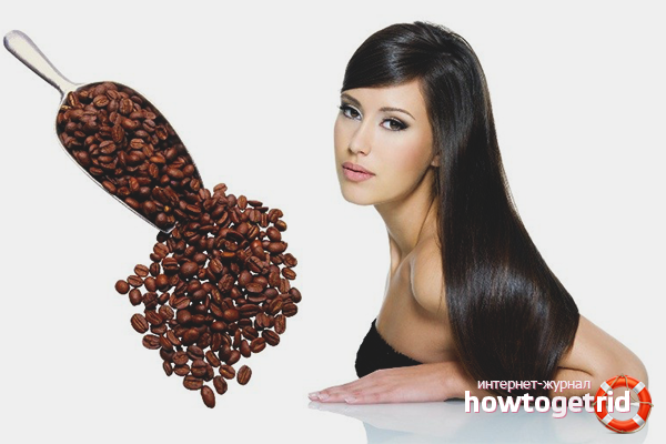 Coffee hair coloring