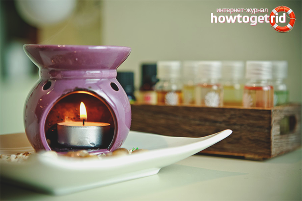 The technology of using aroma lamps