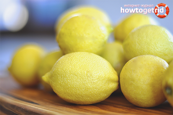 Lemon from stains from deodorant