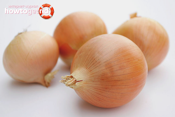 Onion mask against hair loss