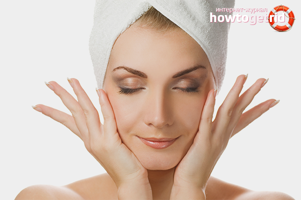 Massage for swelling on the face