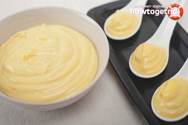 Custard Cake Sour Cream Recipe