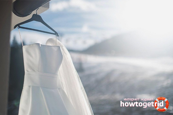 Robe de mariée sèche