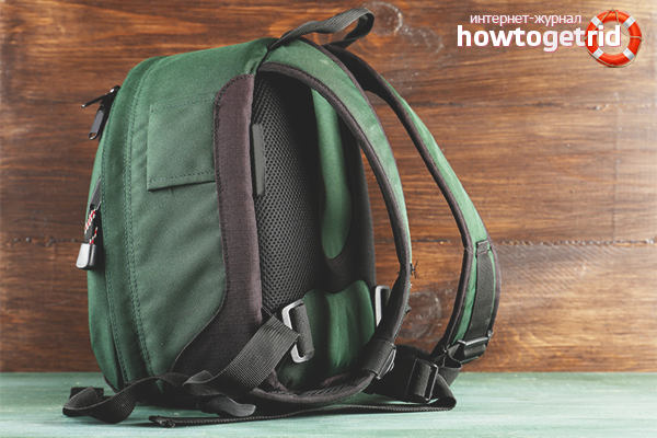 How to wash a backpack in a washing machine