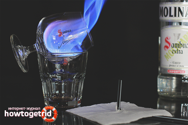 How to drink sambuca